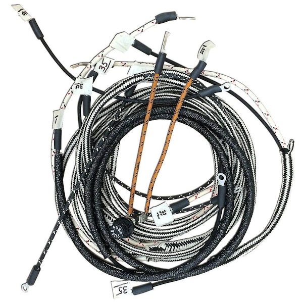 Aftermarket RESTORATION QUALITY WIRING HARNESS 1 WIRE ALTERNATOR Fits IH FARMALL SUPER ELV70-0462 - main